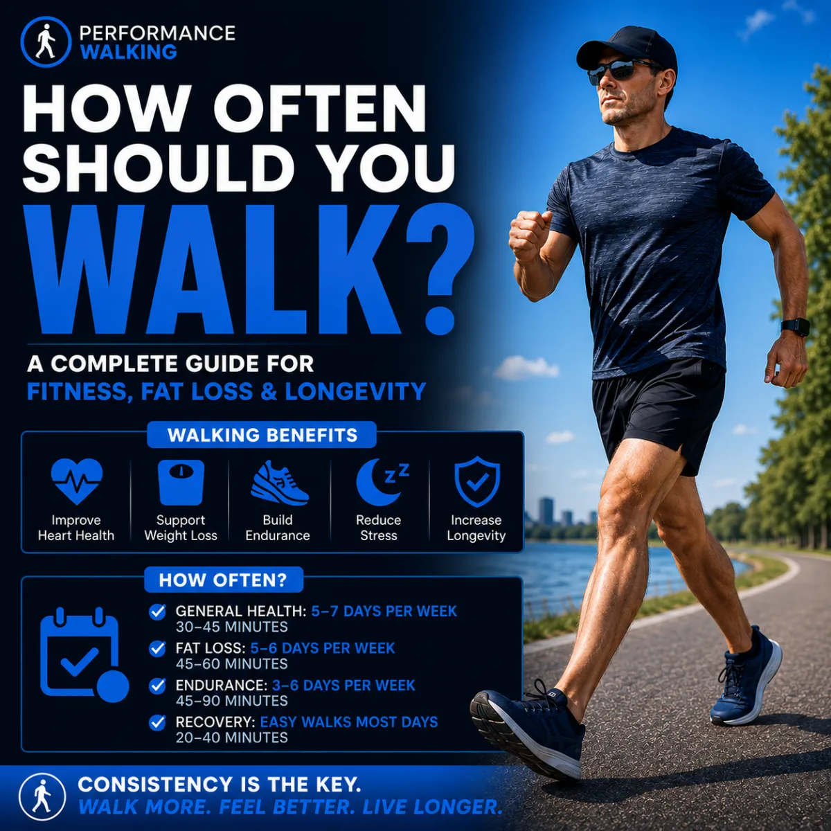 How Often Should You Walk? A Complete Guide for Fitness, Fat Loss & Longevity