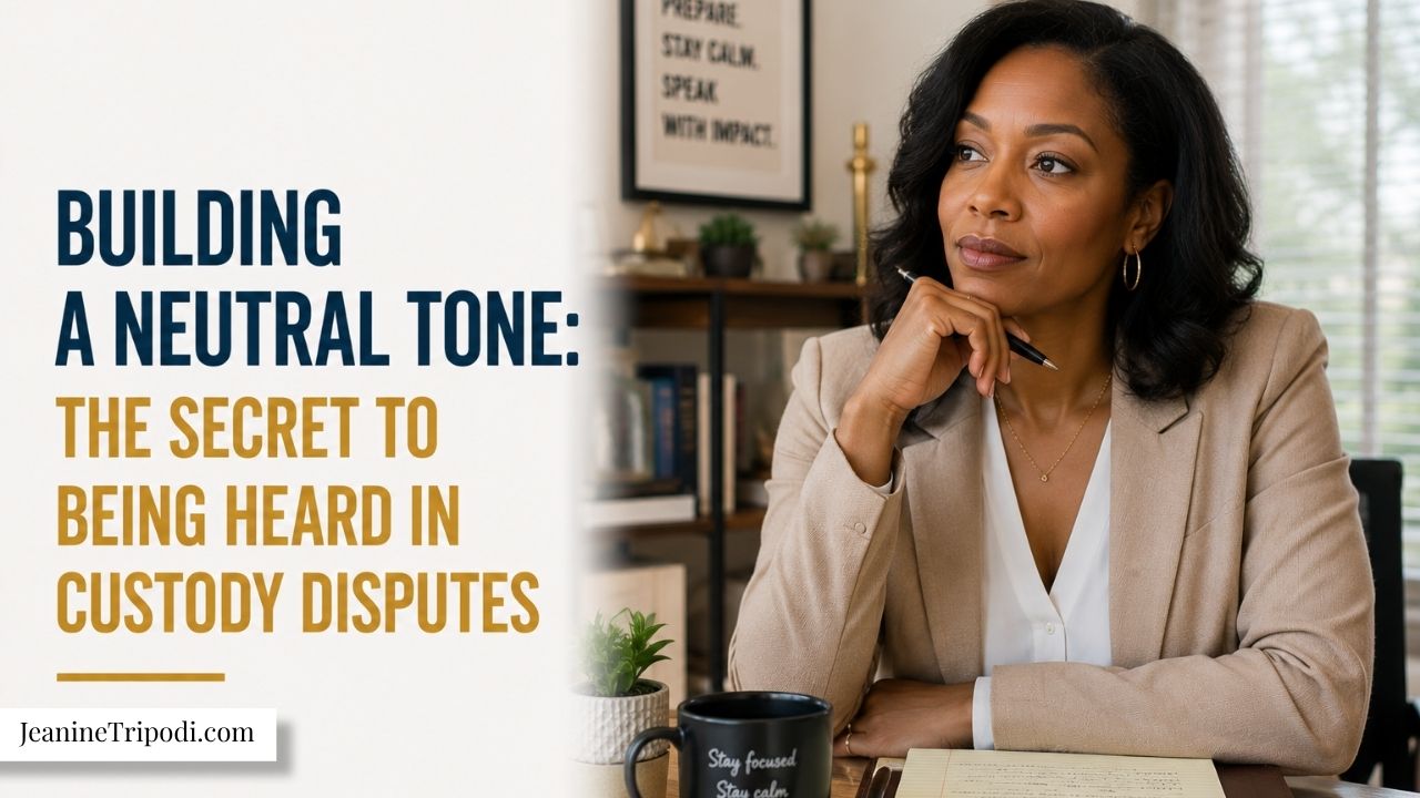 Building a Neutral Tone: The Secret to Being Heard in Custody Disputes