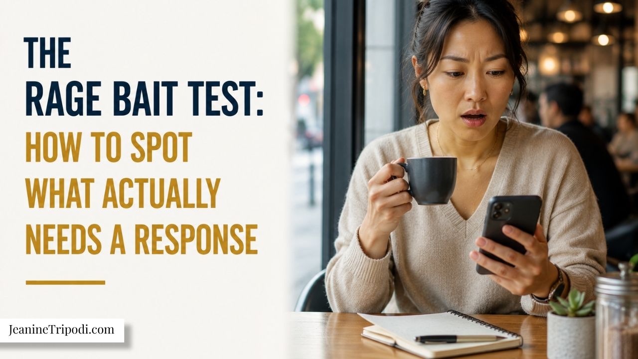 The Rage Bait Test: How to Spot What Actually Needs a Response