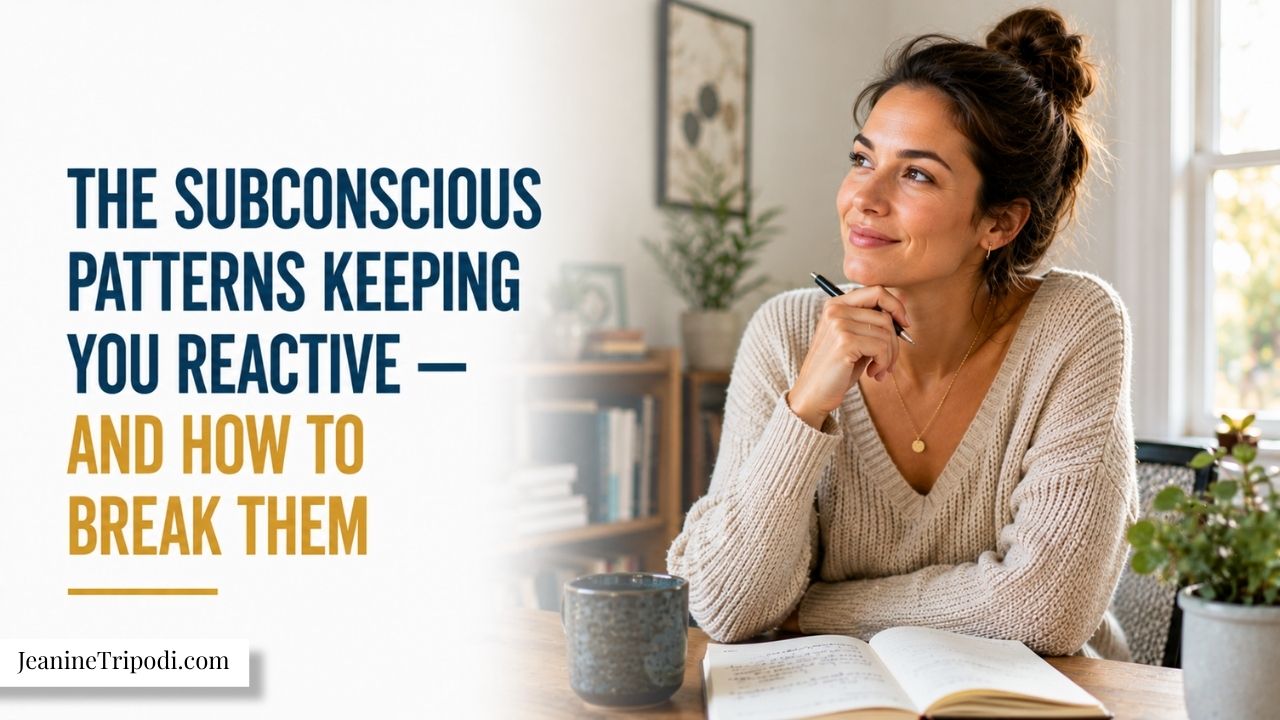 The Subconscious Patterns Keeping You Reactive (And How to Break Them)