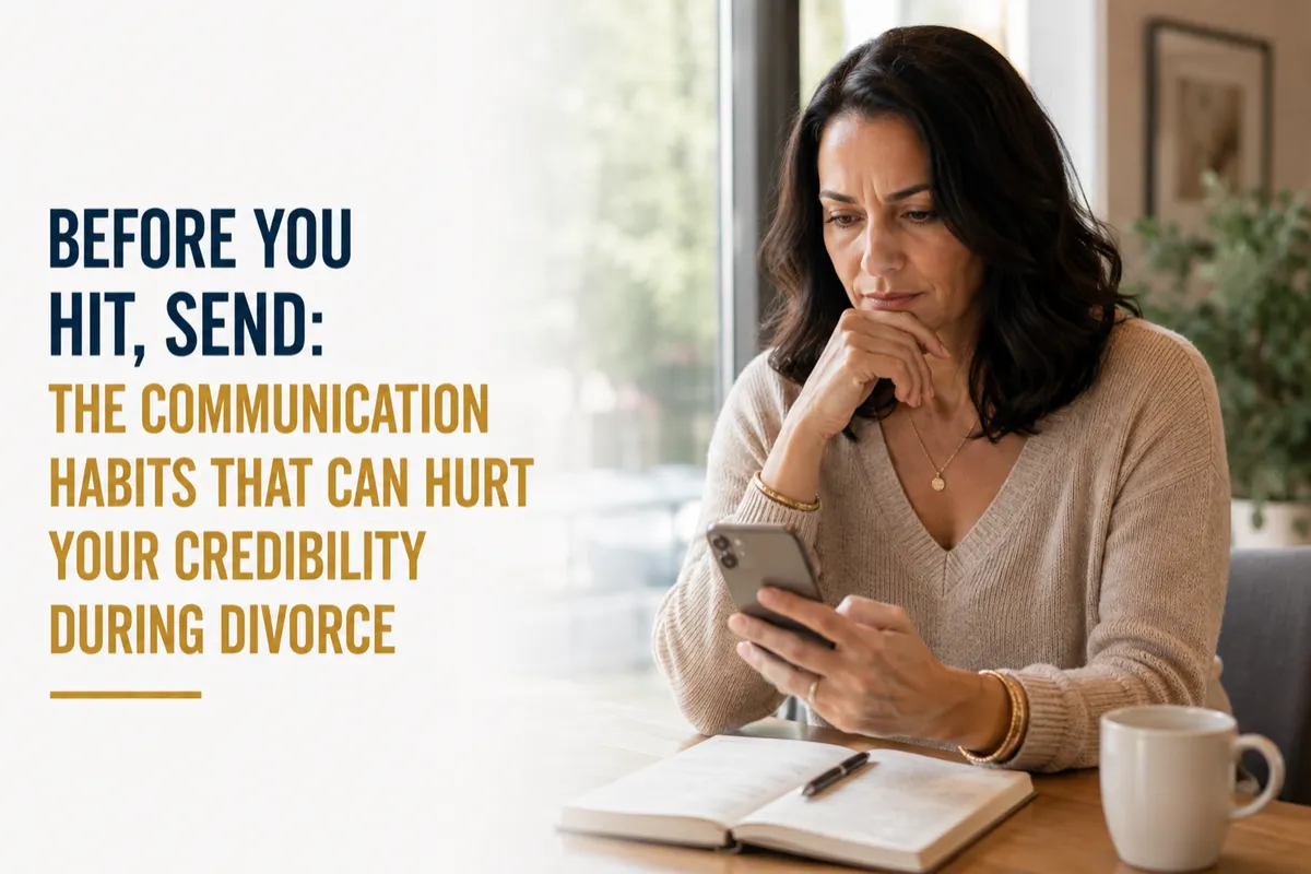 Before You Hit Send: The Communication Habits That Can Hurt Your Credibility During Divorce