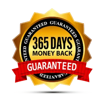 365-day money-back guarantee