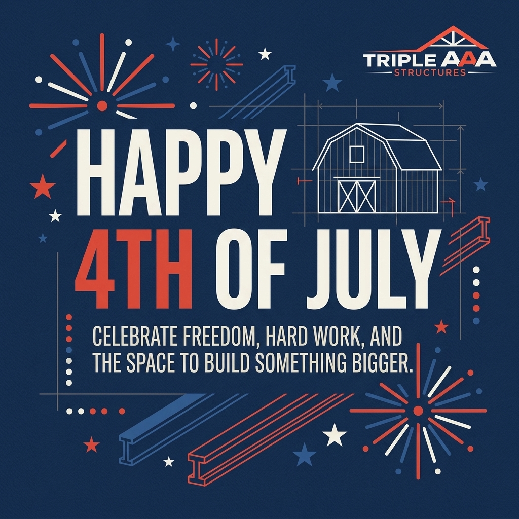 4th Of July Freedom Hard Work Building