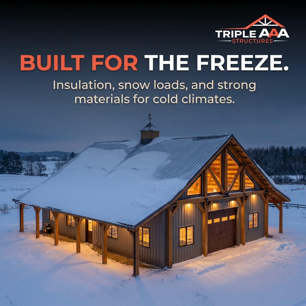 Post Frame Building Cold Climate Builder