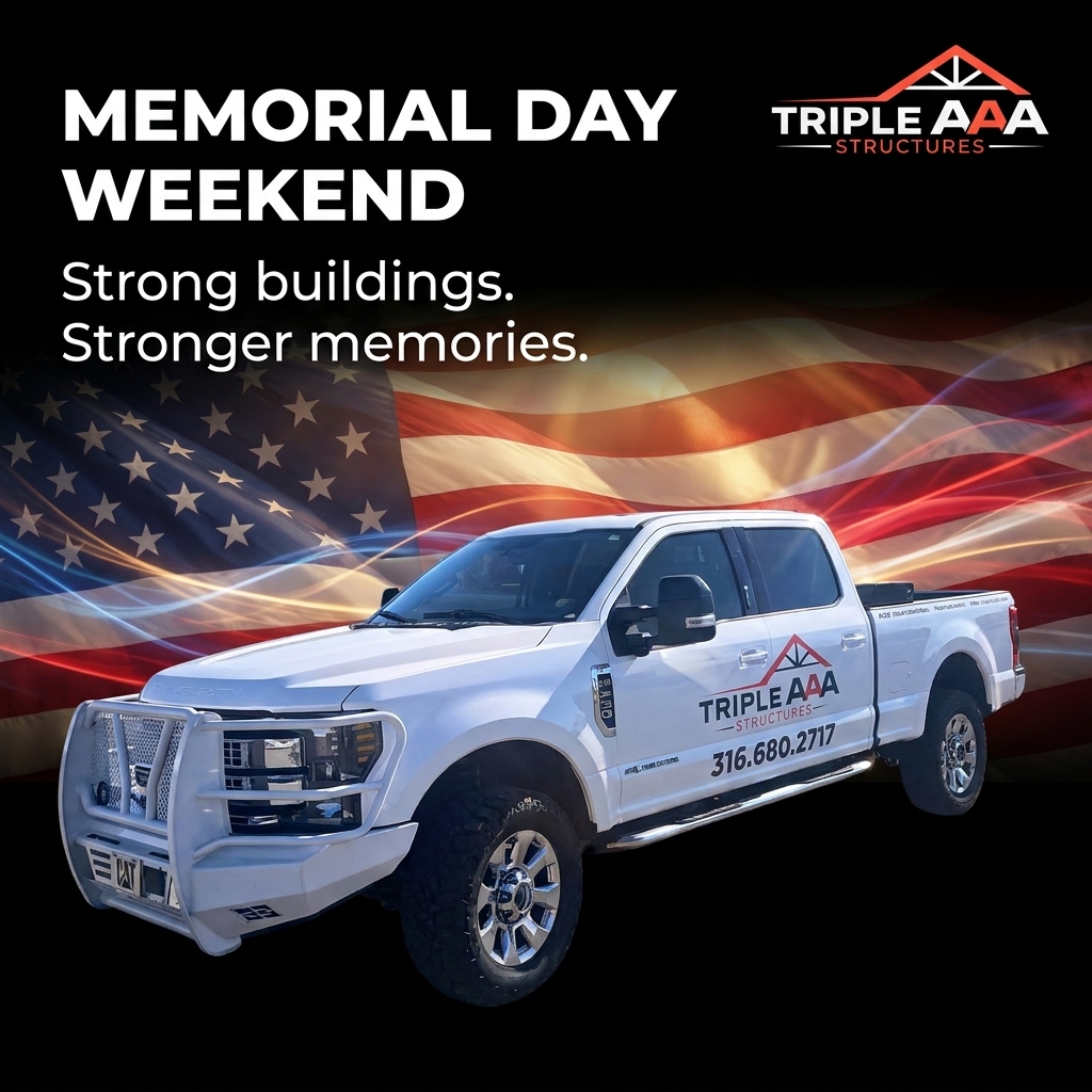 Memorial Day Weekend Post Frame Building