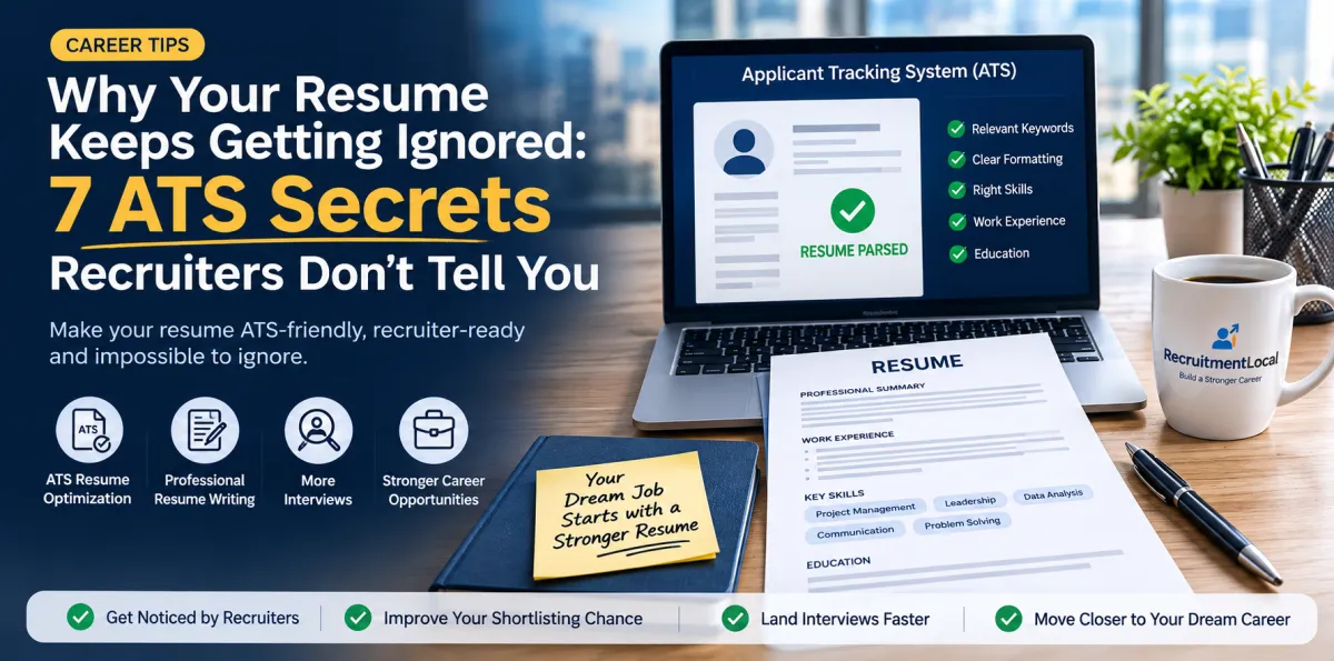 Why Your Resume Keeps Getting Ignored: 7 ATS Secrets Recruiters Don't Tell You
