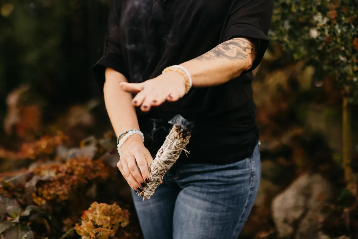 Jessica in a calm natural setting