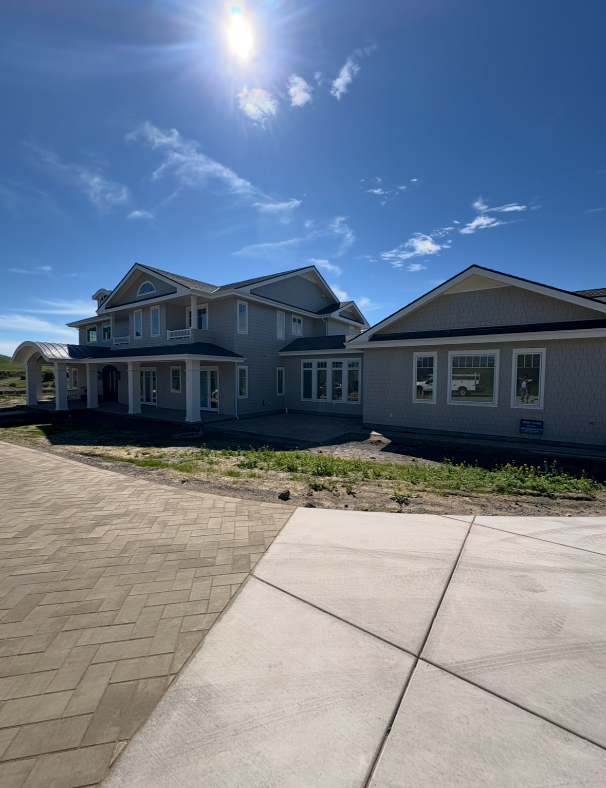 a tall building with a clock on the side of it
