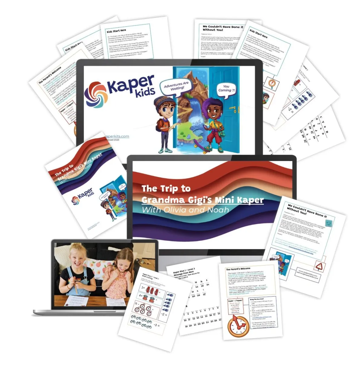 mini kaper workbook with puzzles