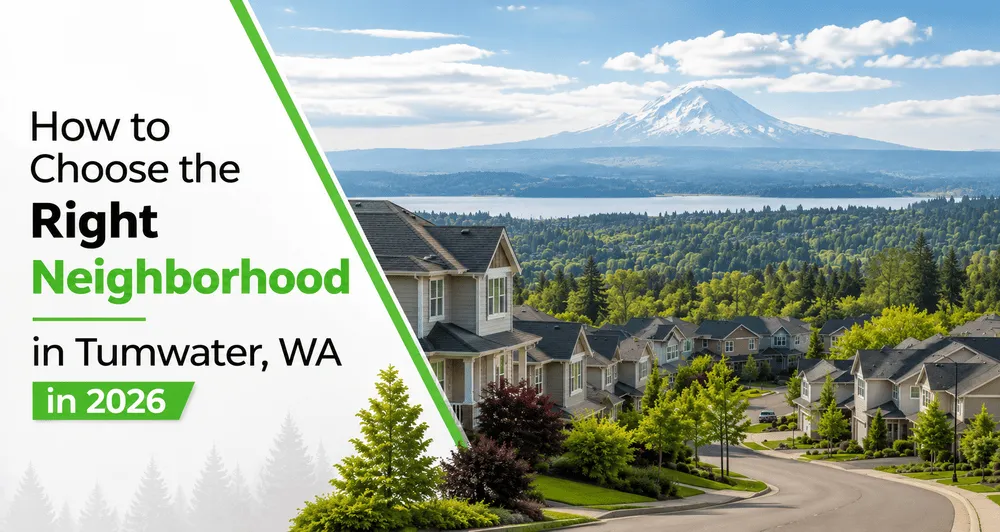 How to choose the right neighborhood in Tumwater WA in 2026