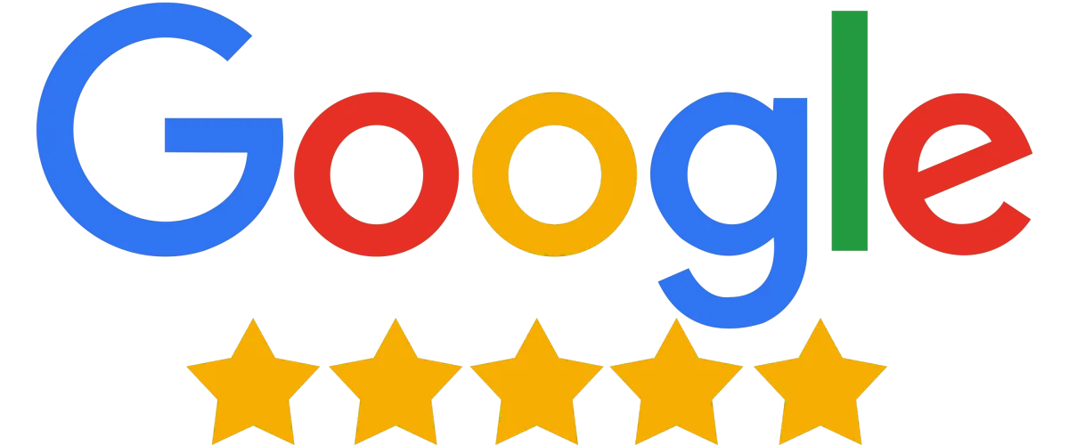 5 stars on Google