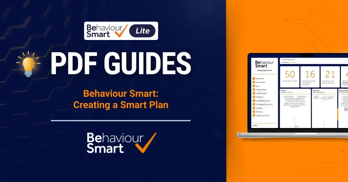 Cover image for the Behaviour Smart Lite guide on creating simple, effective Smart Plans to support pupil behaviour.