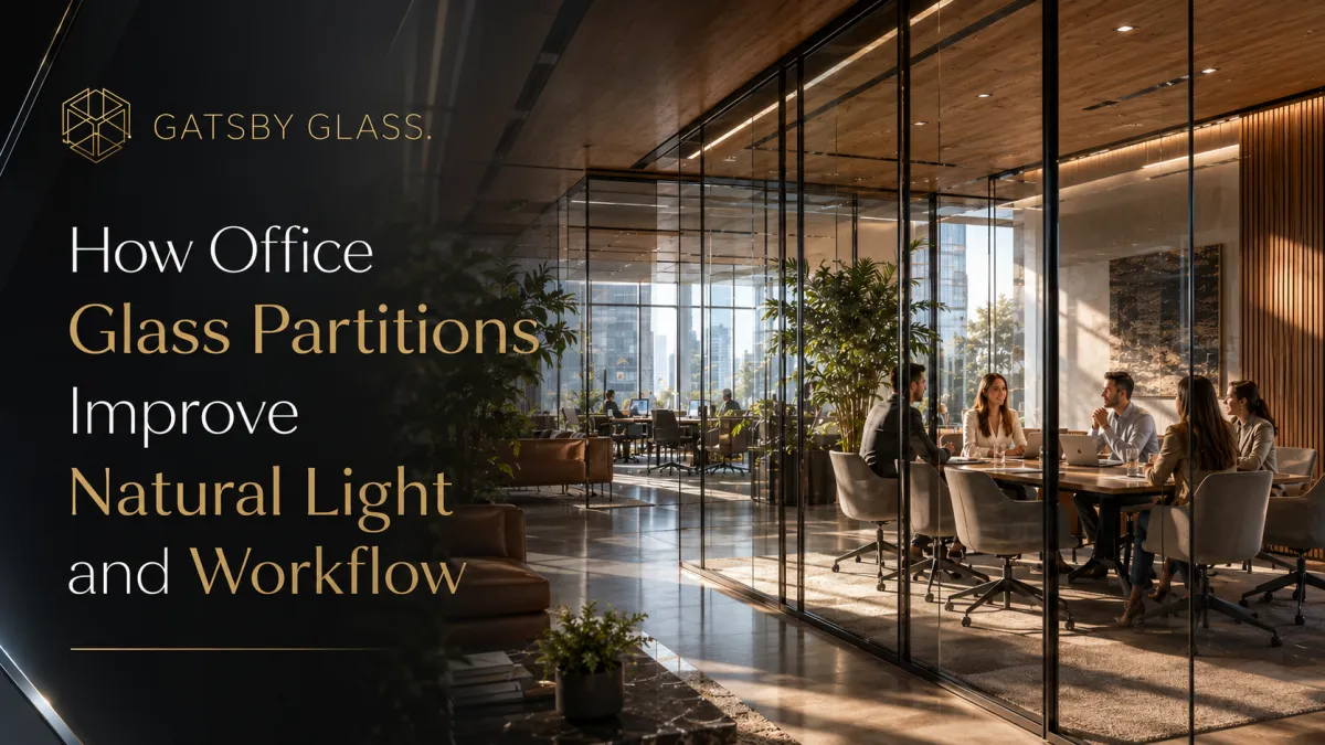 How Office Glass Partitions Improve Natural Light and Workflow in Charleston Workspaces