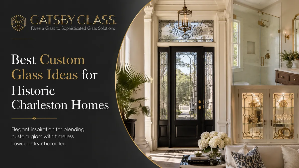 Best Custom Glass Ideas for Historic Charleston Homes