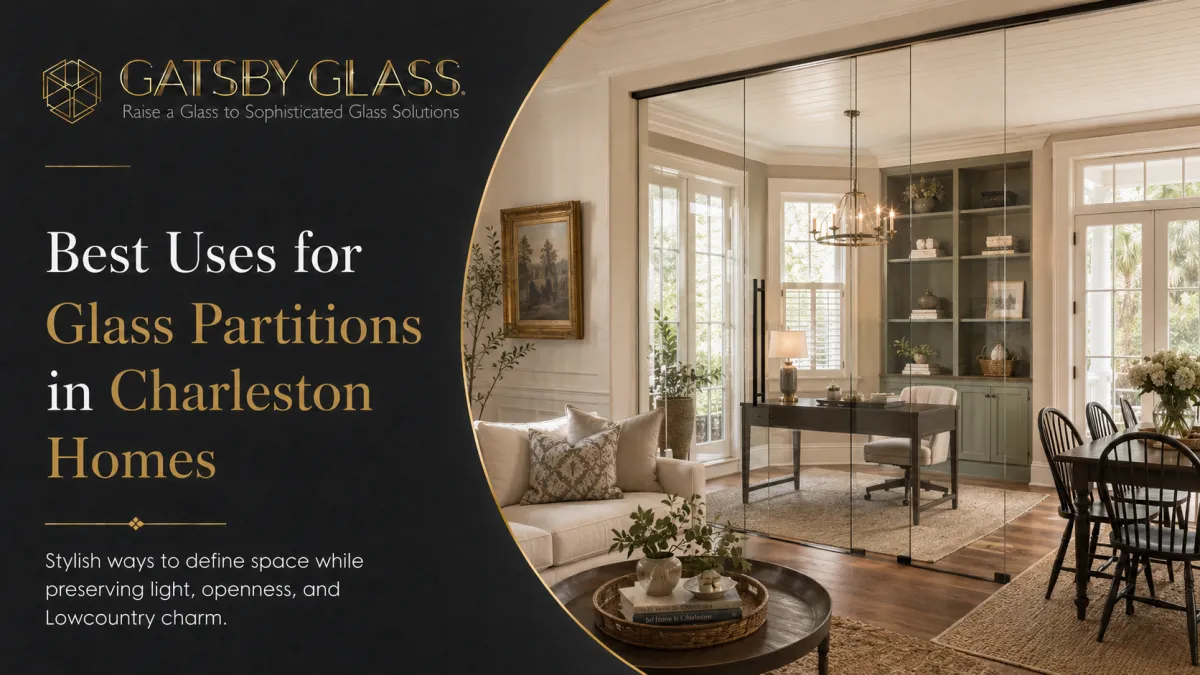Best Uses for Glass Partitions in Charleston Homes