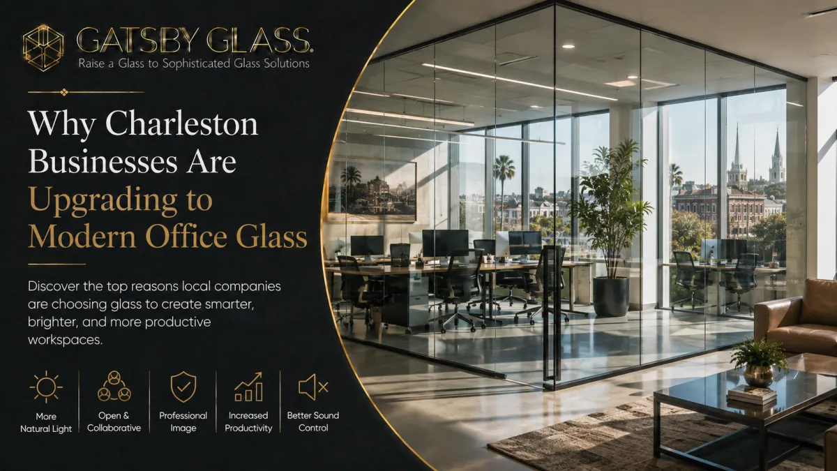 Why Charleston Businesses Are Upgrading to Modern Office Glass