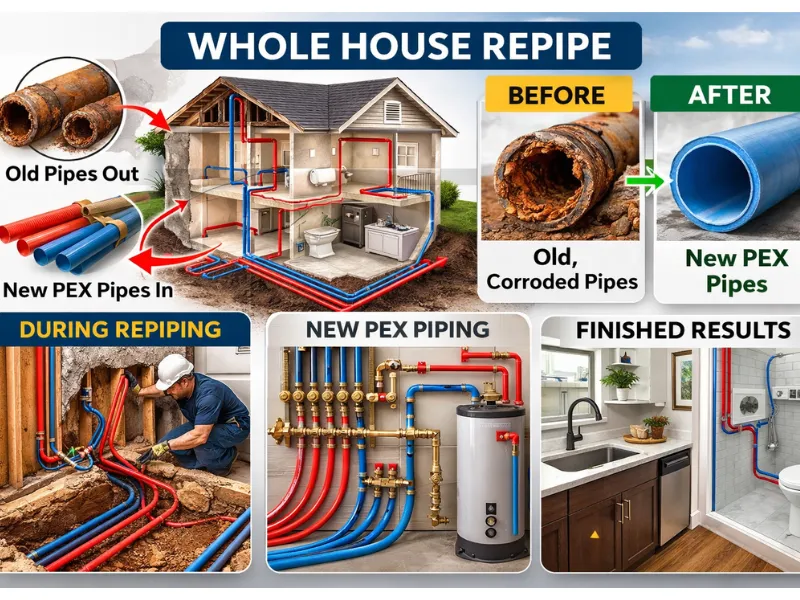 How Much Does a Whole House Repipe Cost?