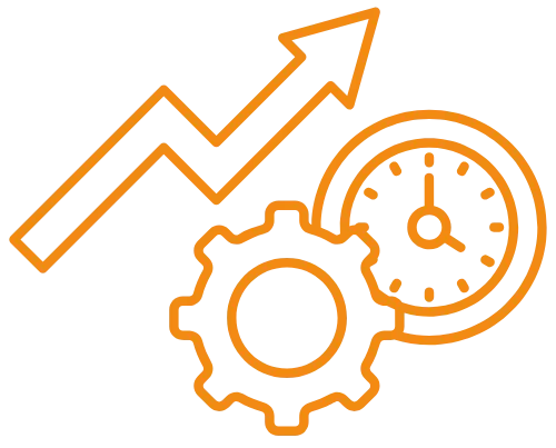 Symbol representing efficiency and growth.