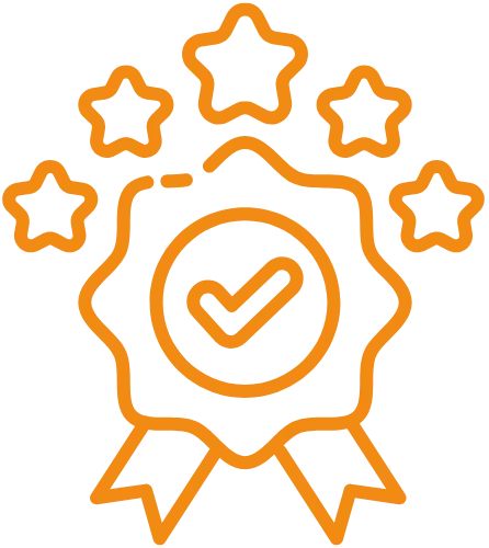 Symbol representing excellence and quality.