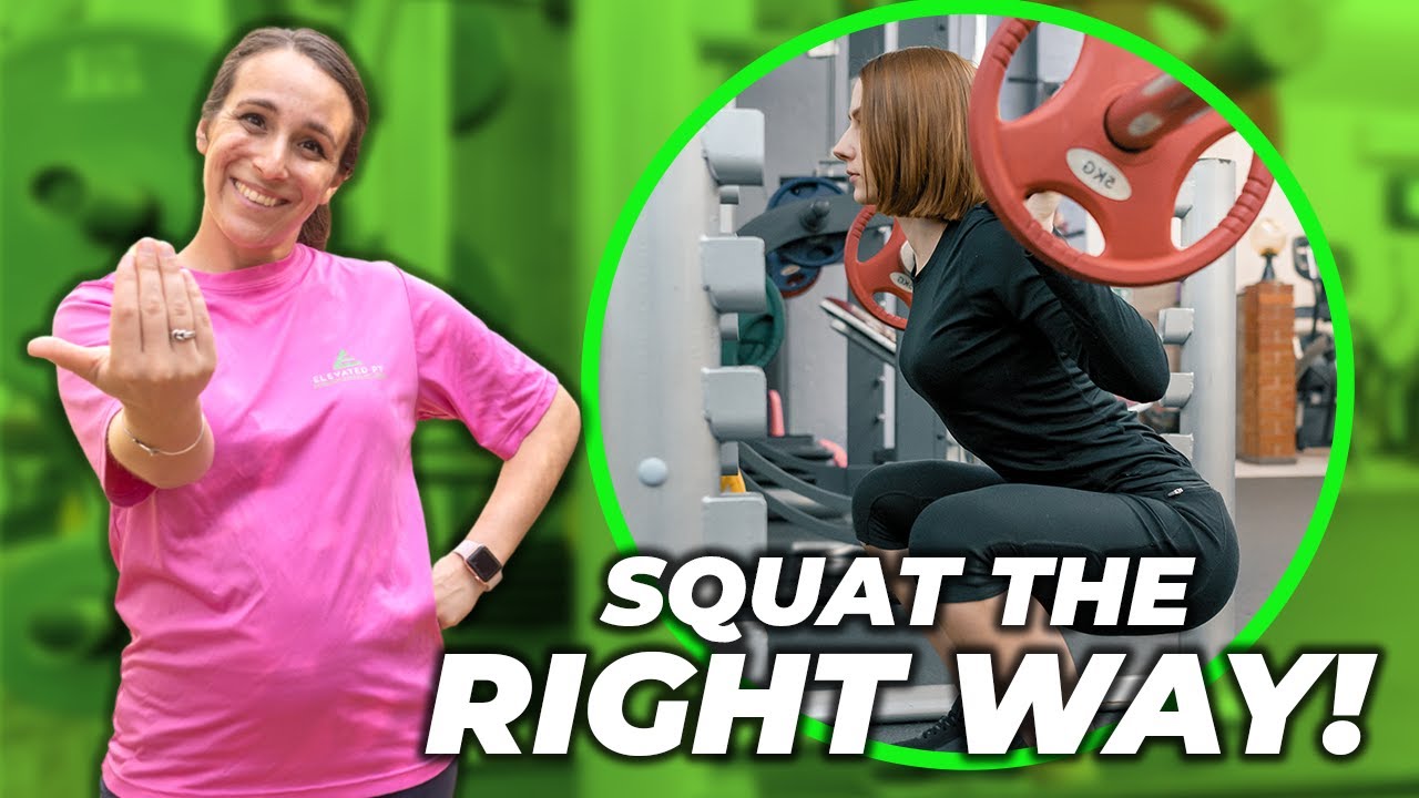 squat, knee pain, back pain