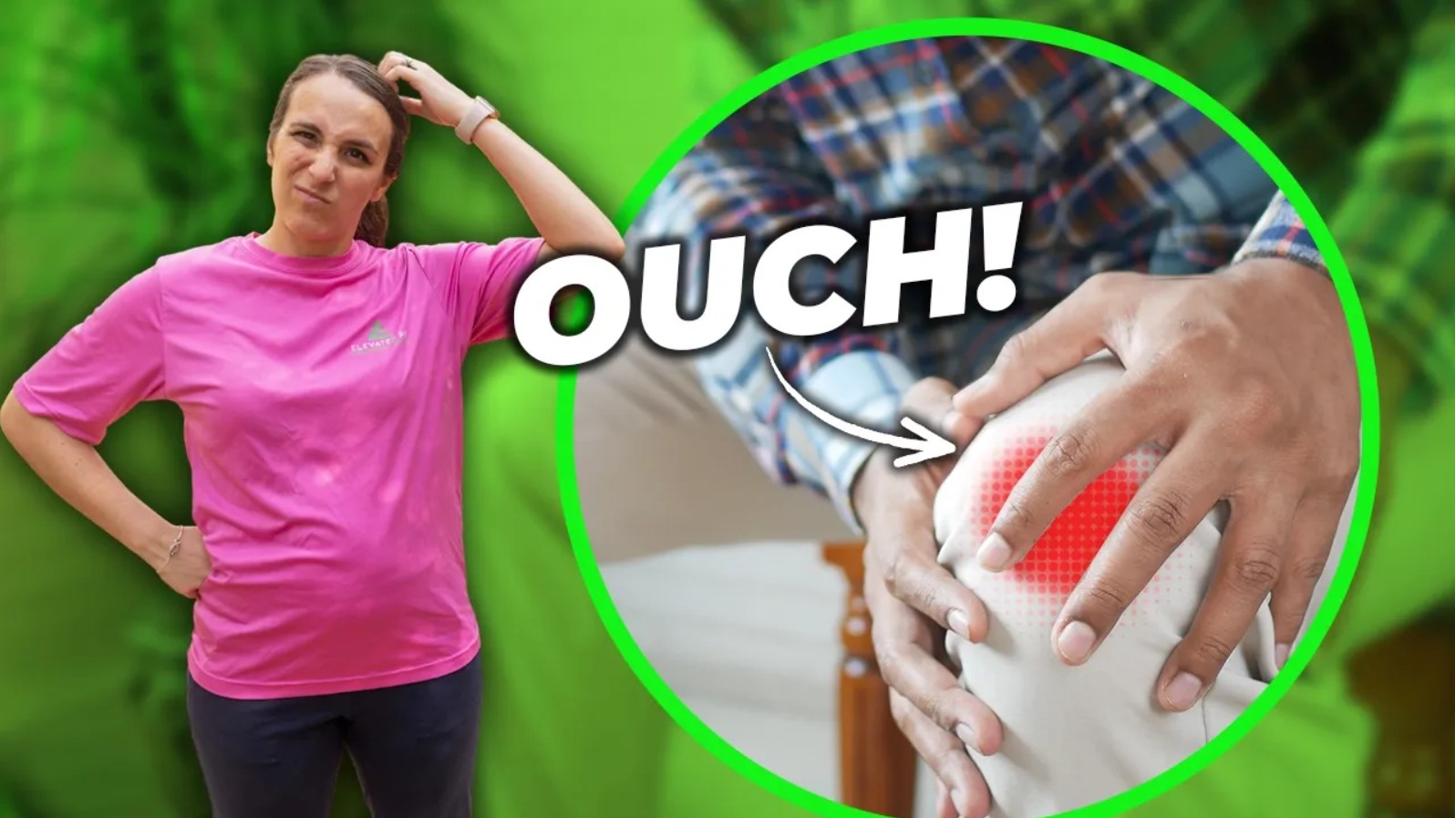 knee pain relief, walking, running, IT Band pain, patella tendon pain