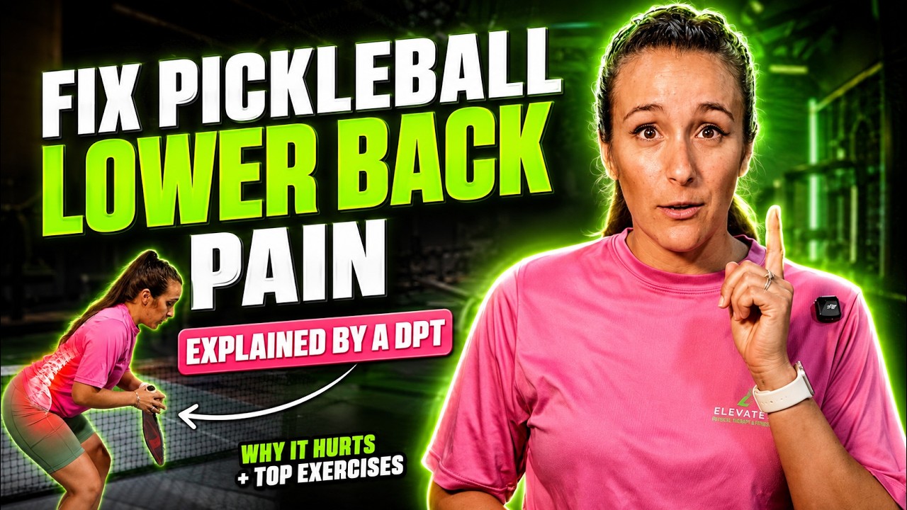 back pain, pickleball, posture