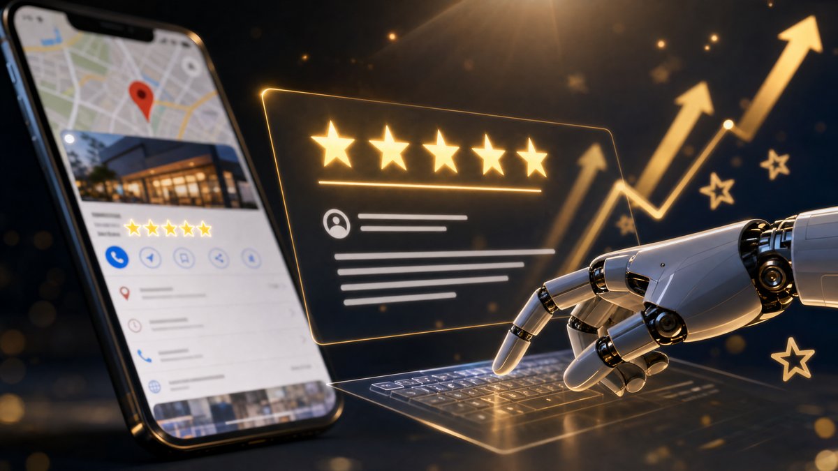 I am pushing a button on a laptop with five stars.