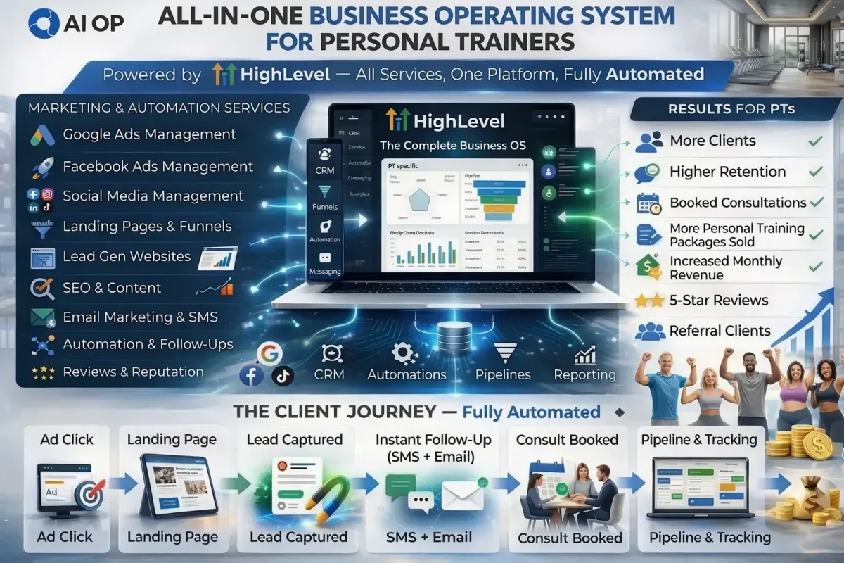 HighLevel for Personal Trainers: The Complete Client Engagement and Business Operating Platform