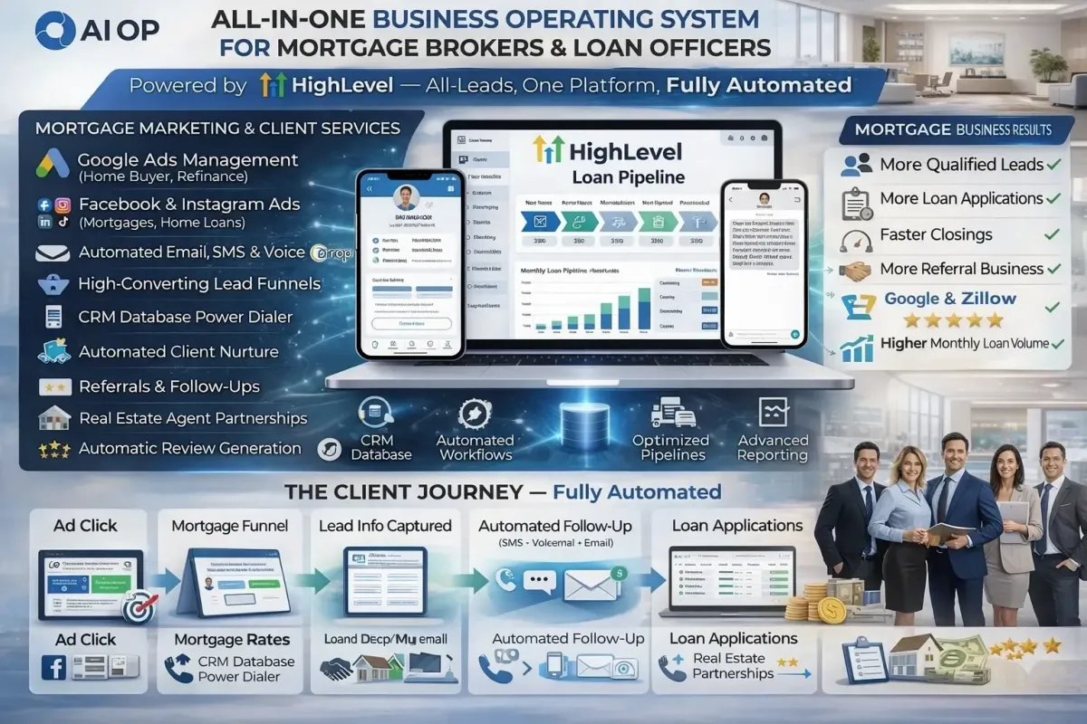 HighLevel for Mortgage Brokers: The Complete Practice Operating Platform