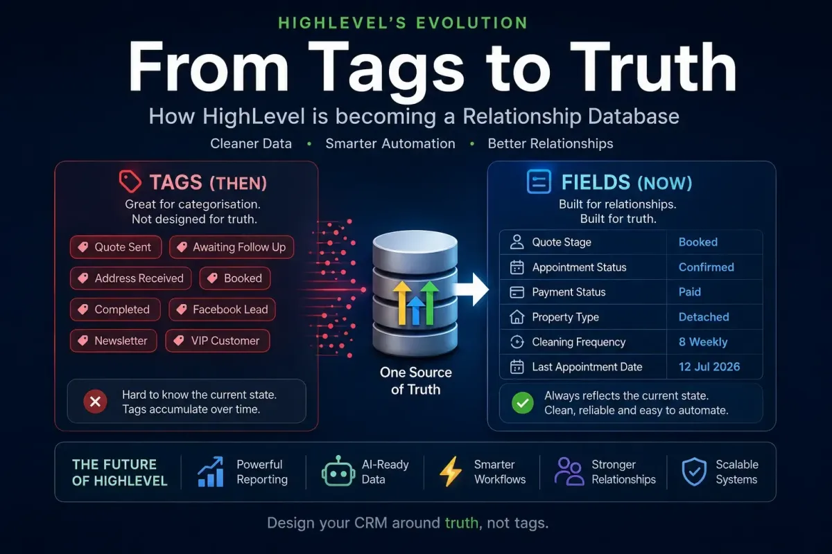 Highlevel tags versus fields