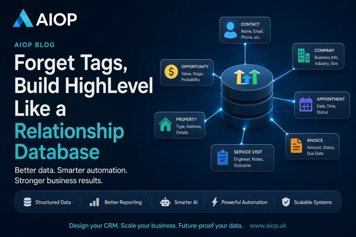 HIghLevel Tags Architecture versus relational Database Architecture