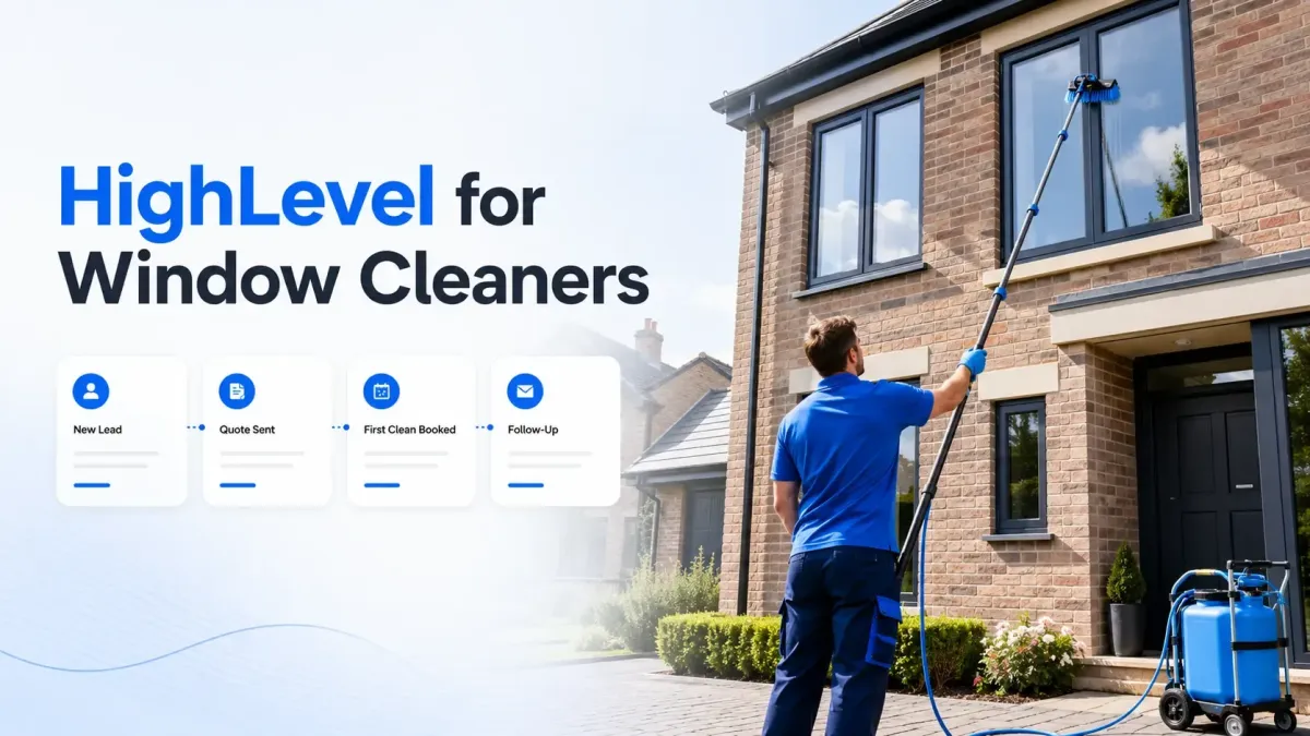 Highlevel for window cleaners cleaning