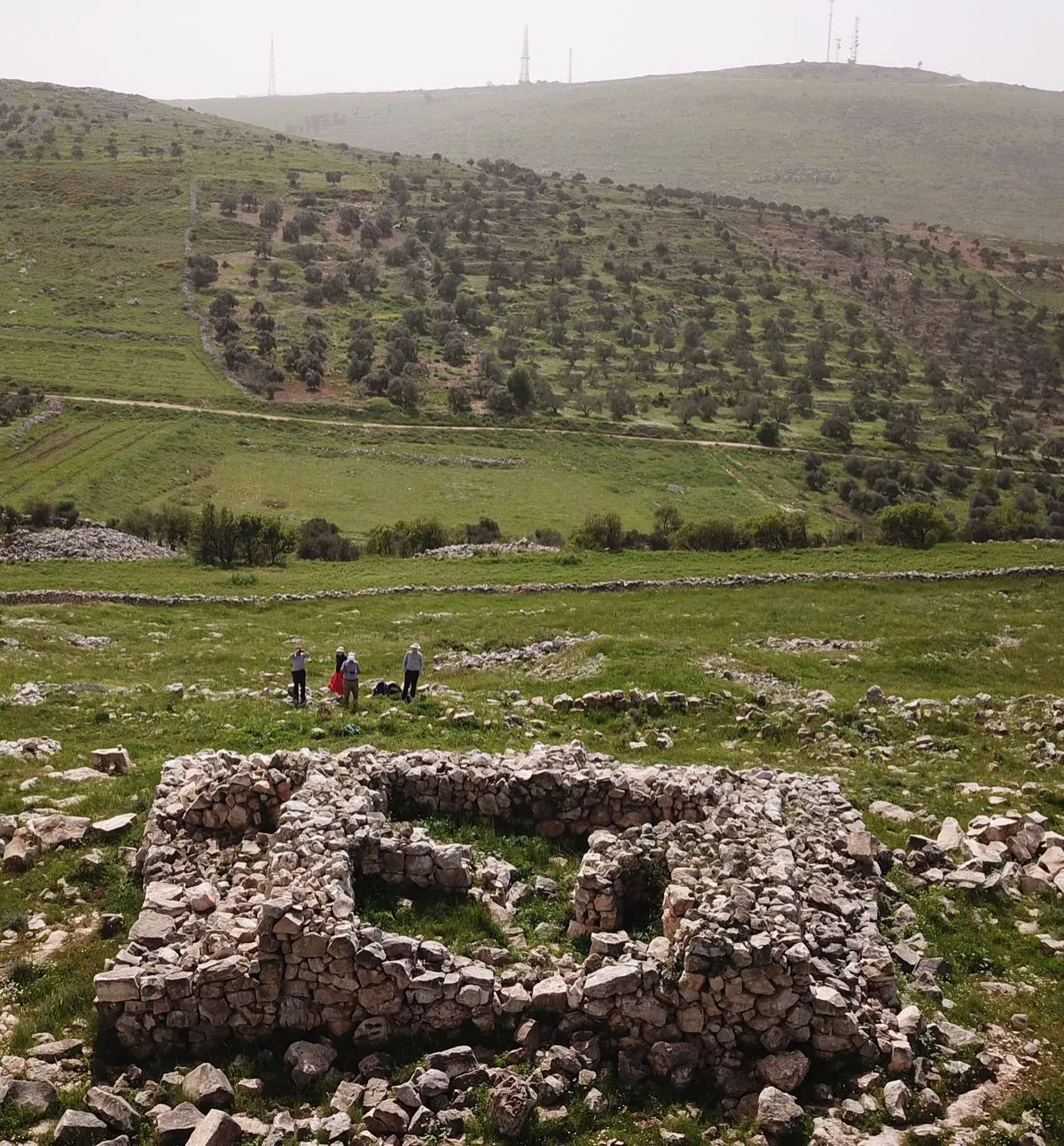 Joshua’s Altar site on Mount Ebal
