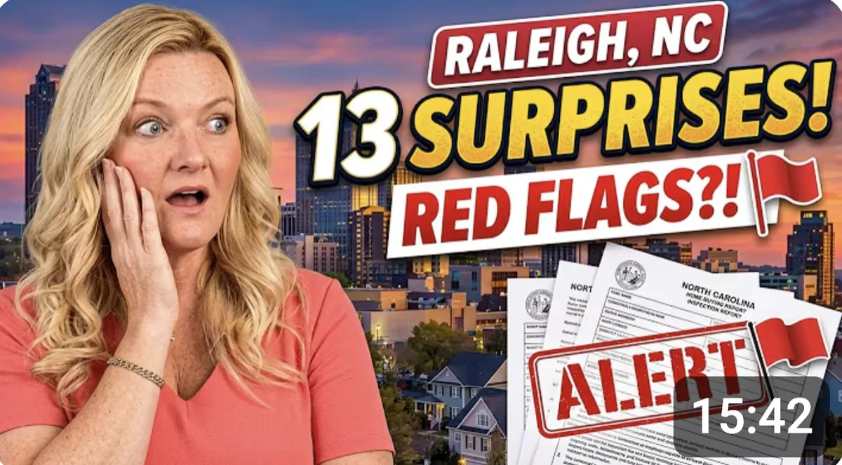 Moving to Raleigh NC? 13 Home Buying SURPRISES (Normal or Red Flag?)