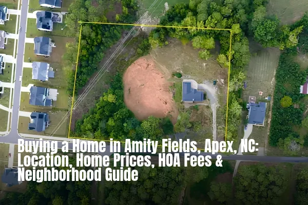 Buying a Home in Amity Fields, Apex, NC: Location, Home Prices, HOA Fees & Neighborhood Guide