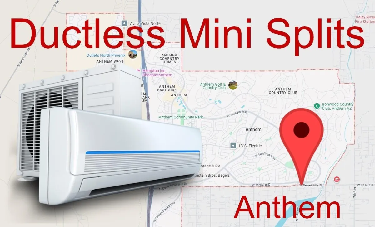 "Mini split air conditioner installation by Sapper HVAC in Ahwatukee garage — UL-certified system mounted cleanly on wall for efficient cooling in Anthem Arizonaheat."