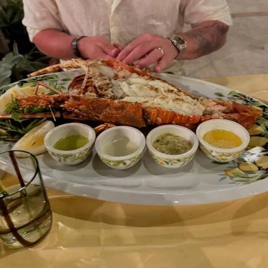 Booked for indulgence, arrested by taste with this five-star pasta dish enjoyed by Mariola San Juan from Orlando, Florida