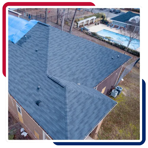 Shingle roof installation project in Bay Shore, NY 