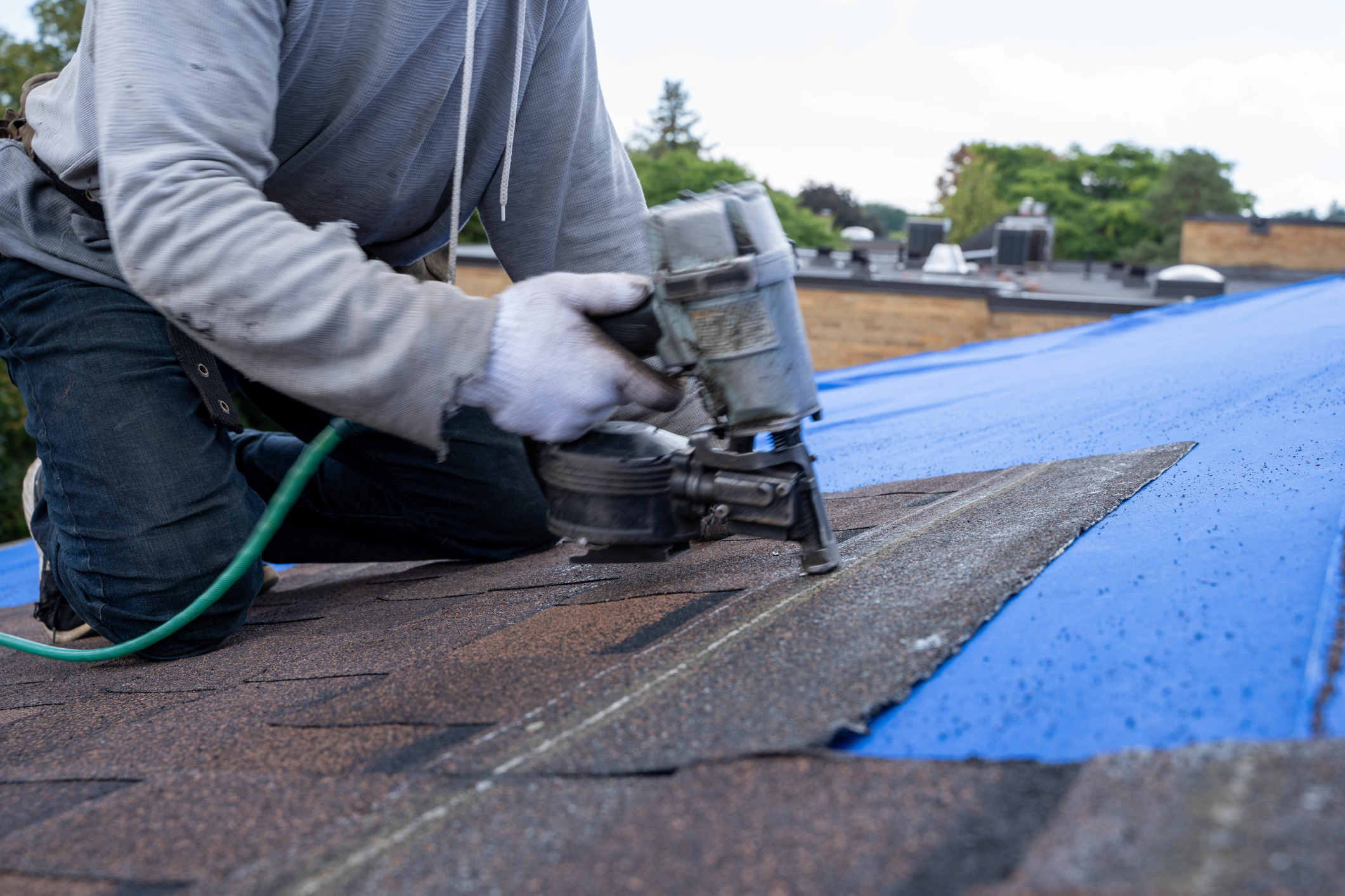 Roof leak repair service for a home in Babylon, NY