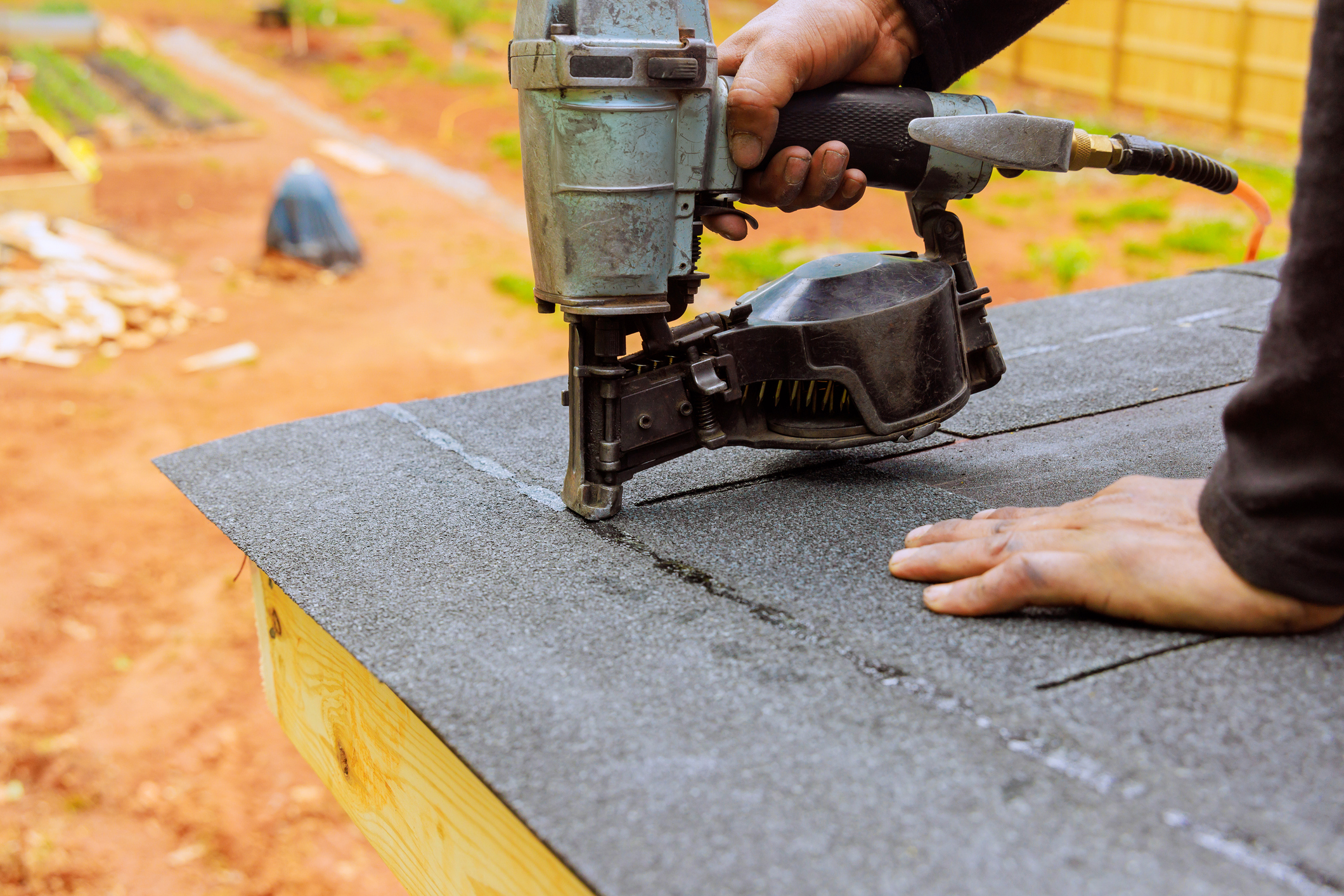 Urgent roof repair helping protect a home in Babylon, NY