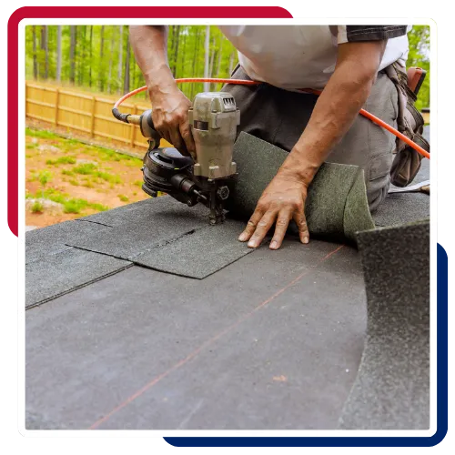 Roof patch repair completed on a residential roof in Babylon, NY