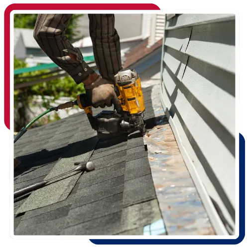Damaged roof repair 