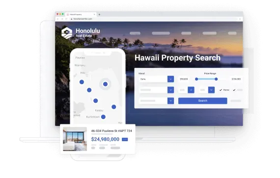 custom IDX website and app for realtors with ID home search