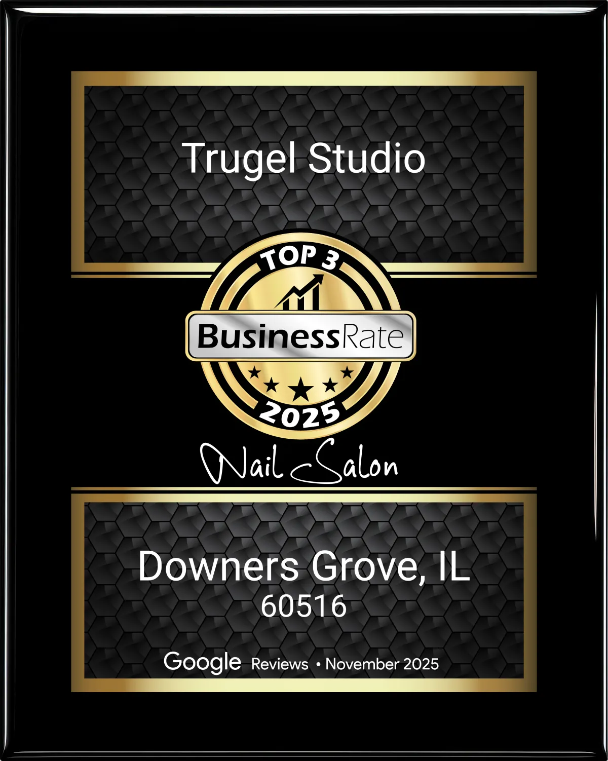 Best Nail Salon Downers Grove IL - Top 3 Award Winner - Trugel Studio - Gel Nails - Gel-X - Hard Gel - Soft Gel - 2025