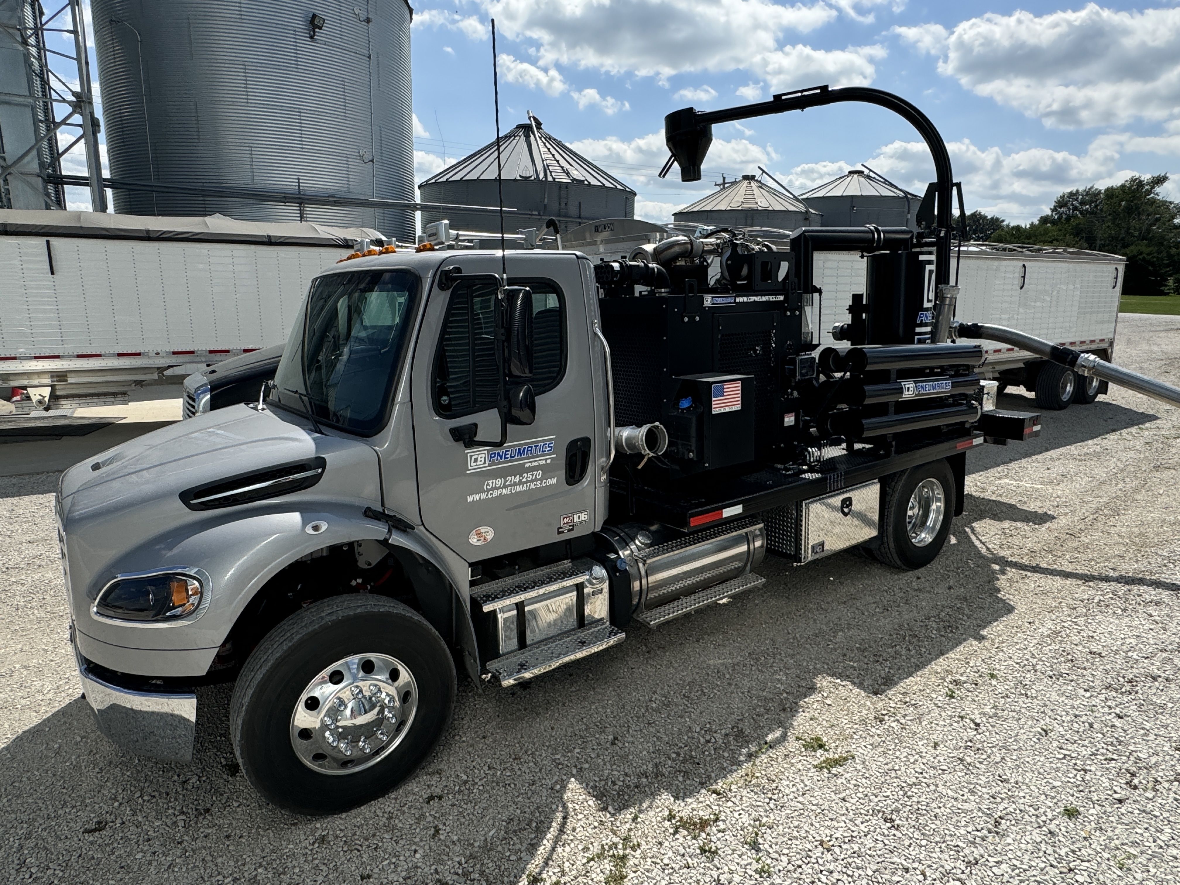 CB Pneumatics Truck Mounted Gain Vac