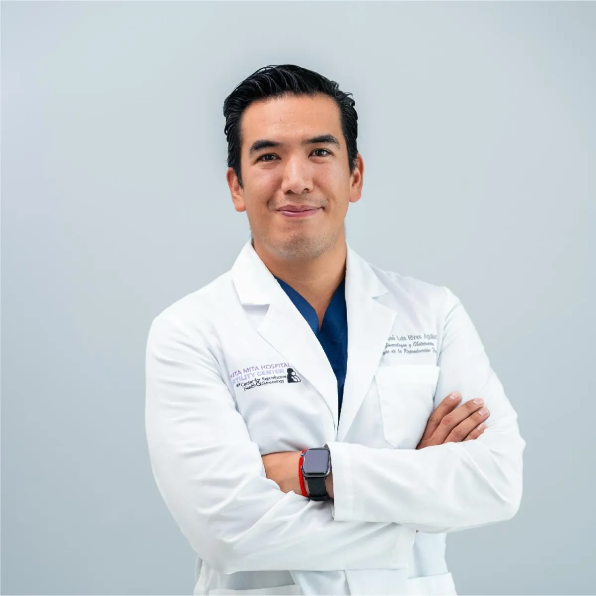 Hospital patient coordinator in modern medical office at Punta Mita Hospital