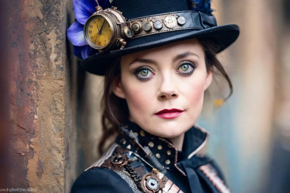 Vivien Taylor | Award winning British actress steampunk photoshoot
