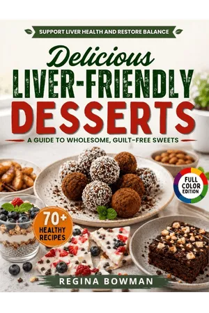 Cover of Delicious Liver-Friendly Desserts by Regina Bowman