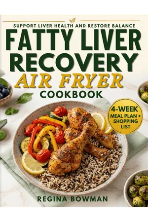 Cover of The Fatty Liver Recovery Air Fryer Cookbook by Regina Bowman