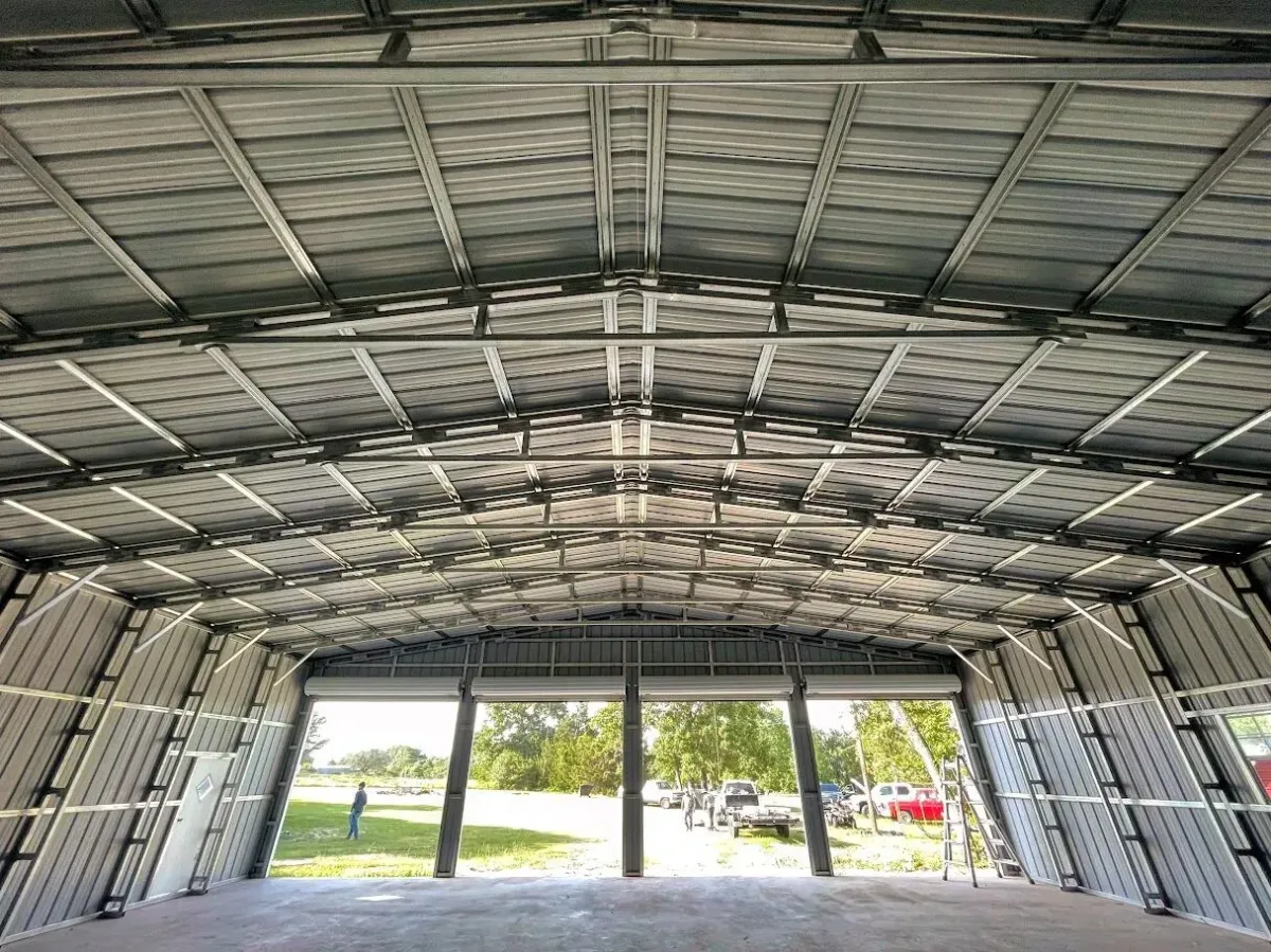 Spacious workshop metal building from Dallas Metal Building